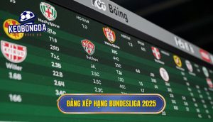 Bảng xếp hạng Bundesliga 2025: Phân tích Chuyên sâu và Dự đoán Đỉnh cao 5 Bảng xếp hạng Bundesliga 2025