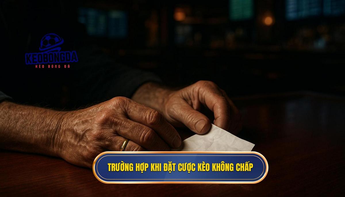Các trường hợp xảy ra khi tham gia đặt cược kèo không chấp