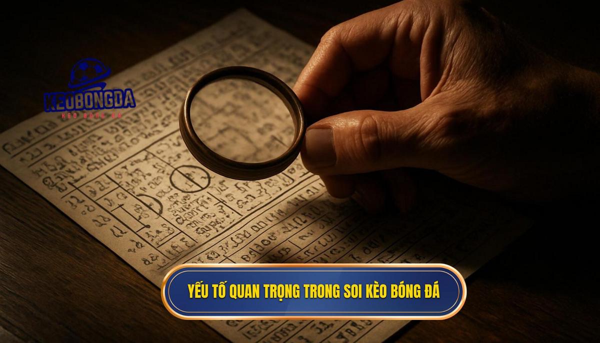Phân tích các yếu tố then chốt trong soi kèo bóng đá miễn phí