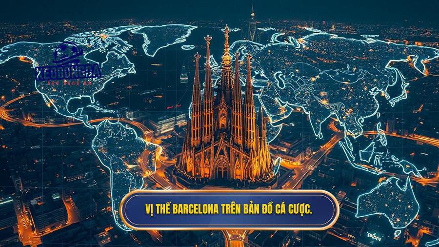 1. Vị thế Barcelona trên bản đồ cá cược.