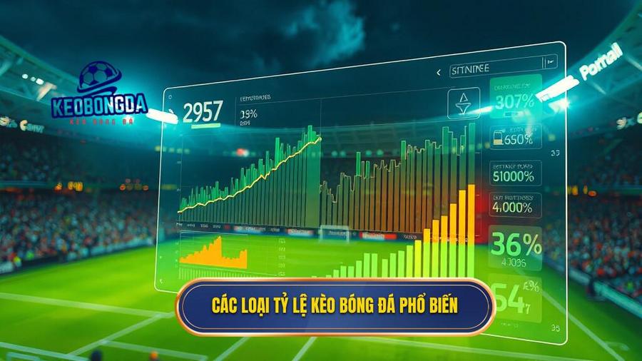 2. Các loại tỷ lệ kèo bóng đá phổ biến