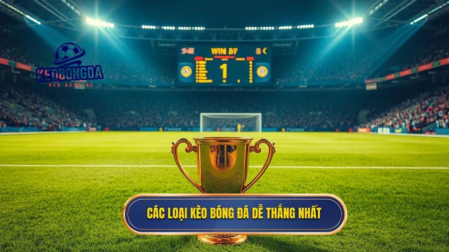 Các loại kèo bóng đá dễ thắng nhất hiện nay