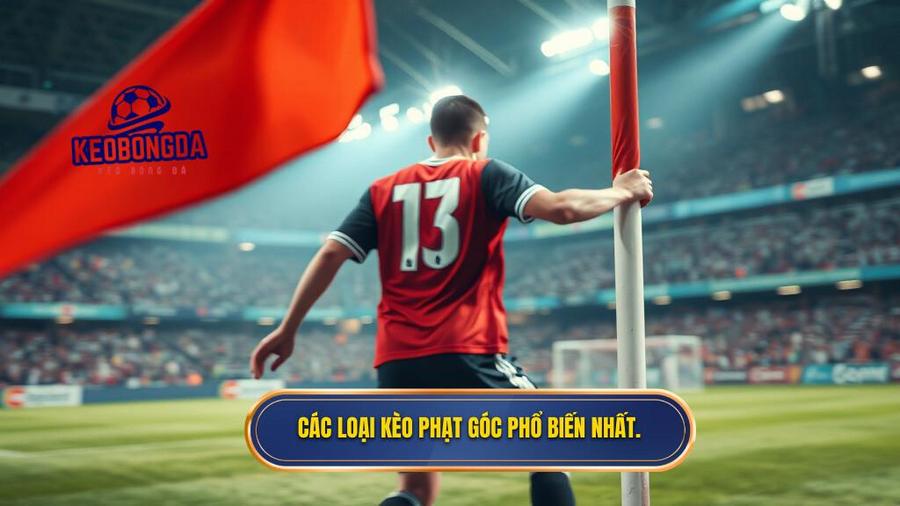 Các loại kèo phạt góc phổ biến nhất hiện nay