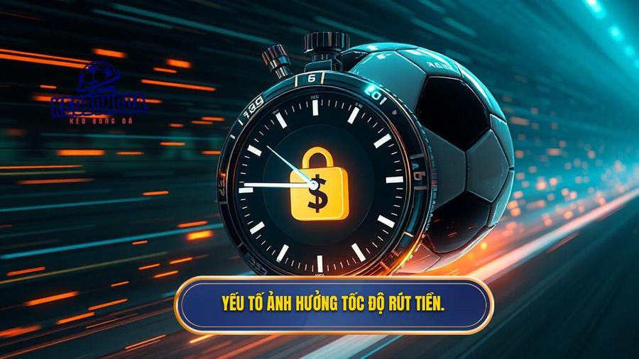 Các yếu tố ảnh hưởng đến tốc độ rút tiền khi chơi kèo bóng đá