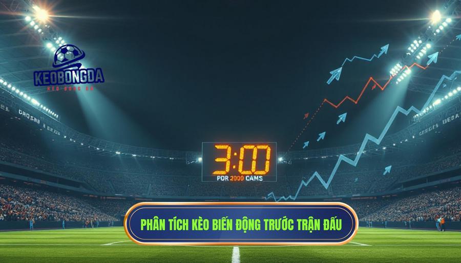 Phân tích sâu: Trước giờ bóng lăn 30 phút: kèo thay đổi nói lên điều gì?