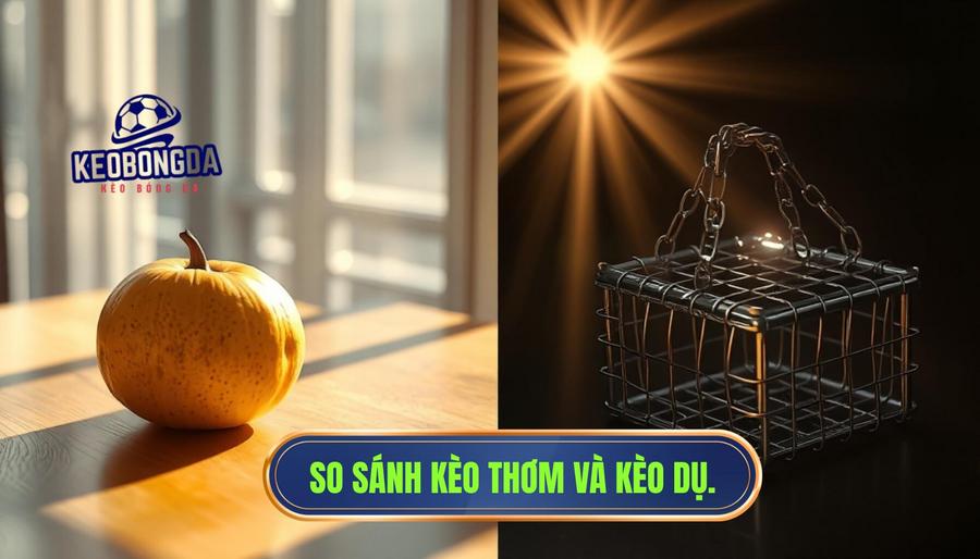 Kèo bóng đá hôm nay nhìn tưởng dễ ăn nhưng có đang “gài bẫy”? 3 Bảng so sánh: Kèo Thơm thực sự vs. Kèo Dụ (Bẫy)